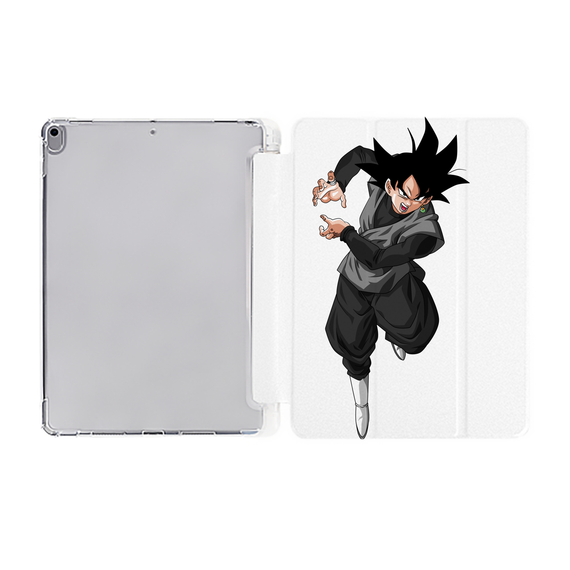 （画像用） ドラゴンボール ベジータ四世（Bejīta Yonsei）DRAGON BALL Vegeta IV IPad ケース ペン収納付き 三つ折りスタンド PUレザー×シリコン 対応機種9.5/10.5/10.9インチ